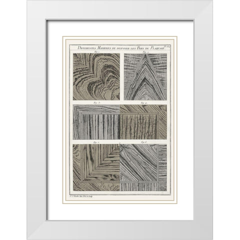 Survey of Architectural Design VI White Modern Wood Framed Art Print with Double Matting by Vision Studio