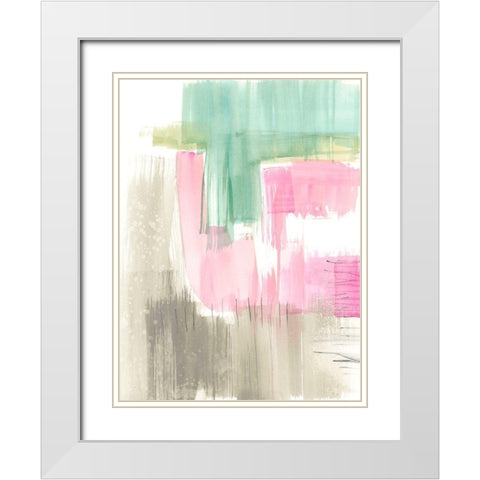 Whimsy and Watercolor II White Modern Wood Framed Art Print with Double Matting by Goldberger, Jennifer
