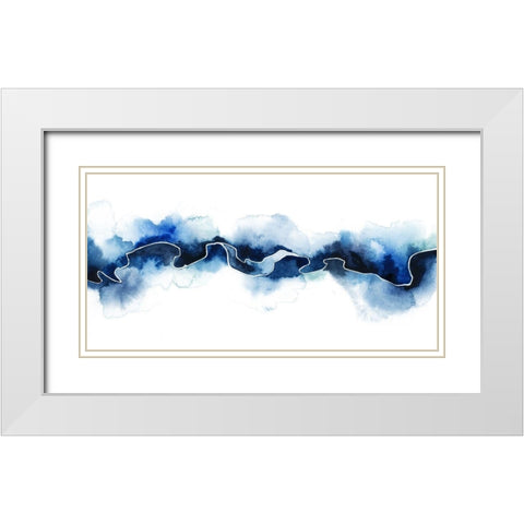 Glacial Break II White Modern Wood Framed Art Print with Double Matting by Popp, Grace