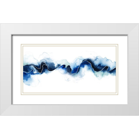 Glacial Break III White Modern Wood Framed Art Print with Double Matting by Popp, Grace