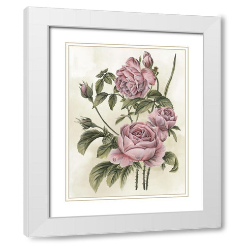 A Soft Breath II White Modern Wood Framed Art Print with Double Matting by Wang, Melissa