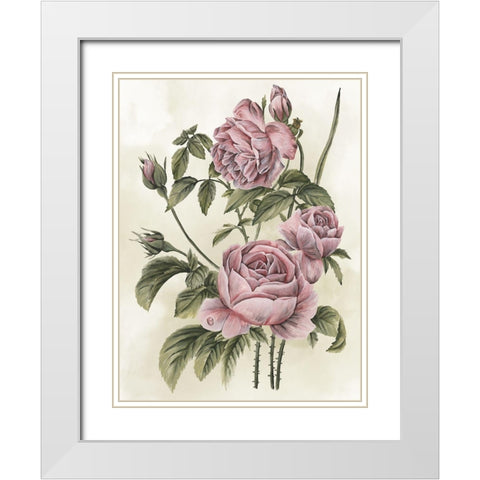 A Soft Breath II White Modern Wood Framed Art Print with Double Matting by Wang, Melissa