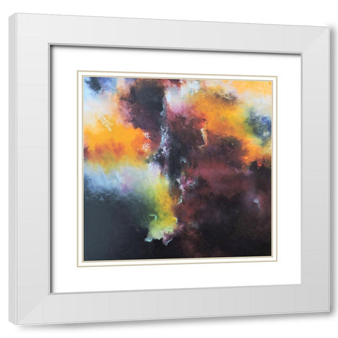 La Puerta del Cielo II White Modern Wood Framed Art Print with Double Matting by Herrera, Leticia