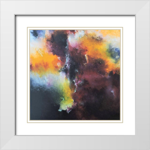 La Puerta del Cielo II White Modern Wood Framed Art Print with Double Matting by Herrera, Leticia
