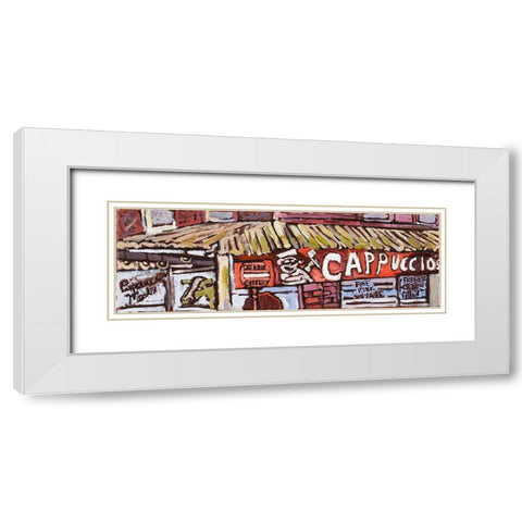 Urban Wires IV White Modern Wood Framed Art Print with Double Matting by Ferrell, Erin McGee
