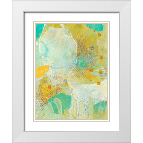 Wim I White Modern Wood Framed Art Print with Double Matting by Jachimiec, Sue