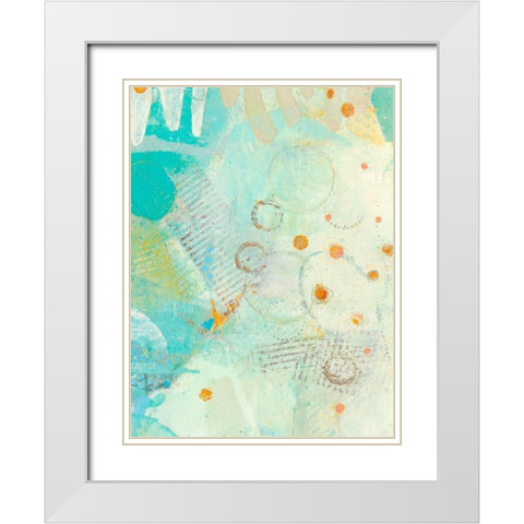 Wim IV White Modern Wood Framed Art Print with Double Matting by Jachimiec, Sue