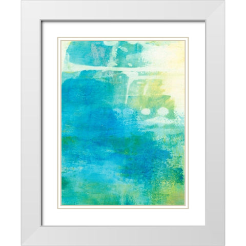 Lacuna I White Modern Wood Framed Art Print with Double Matting by Jachimiec, Sue