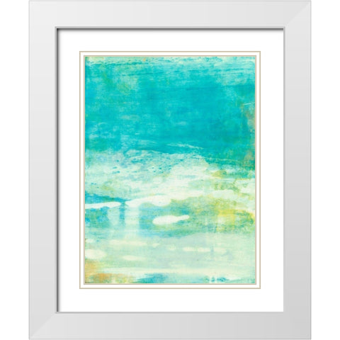 Lacuna II White Modern Wood Framed Art Print with Double Matting by Jachimiec, Sue