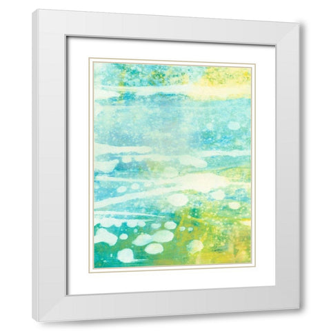 Lacuna IV White Modern Wood Framed Art Print with Double Matting by Jachimiec, Sue