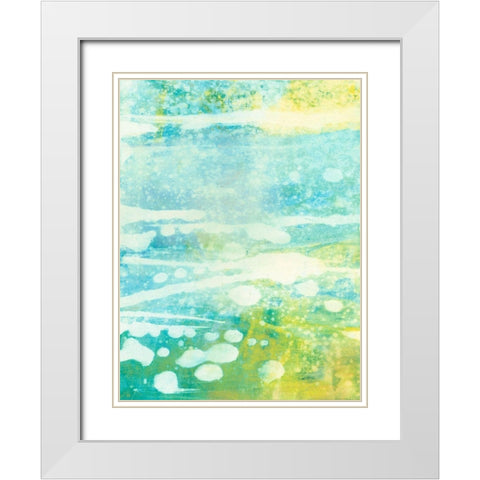 Lacuna IV White Modern Wood Framed Art Print with Double Matting by Jachimiec, Sue