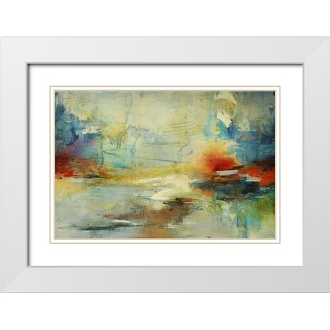 Invierno White Modern Wood Framed Art Print with Double Matting by Villarreal, Gabriela