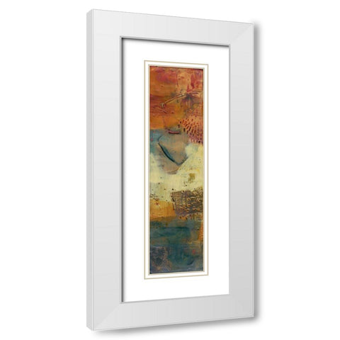 Reedy IV White Modern Wood Framed Art Print with Double Matting by Jachimiec, Sue