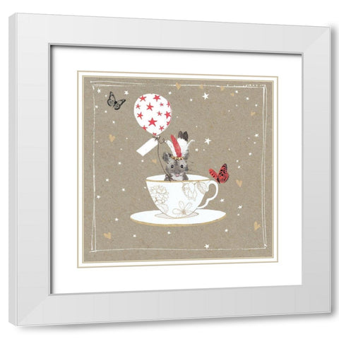Fancy Pants Farm IX White Modern Wood Framed Art Print with Double Matting by Gower, Hammond