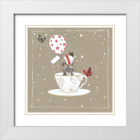 Fancy Pants Farm IX White Modern Wood Framed Art Print with Double Matting by Gower, Hammond
