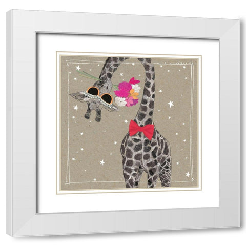 Fancy Pants Zoo VIII White Modern Wood Framed Art Print with Double Matting by Gower, Hammond