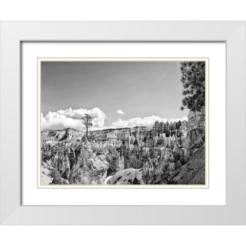 Canyon Lands VI White Modern Wood Framed Art Print with Double Matting by Guthrie, Jenna