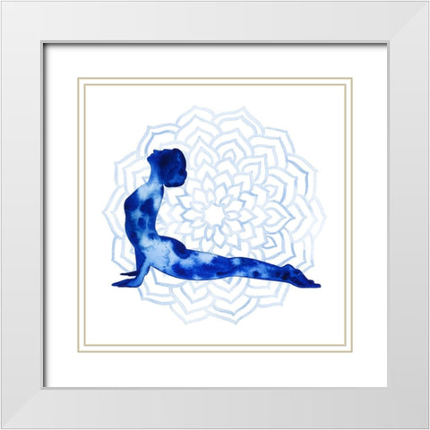 Yoga Flow VI White Modern Wood Framed Art Print with Double Matting by Popp, Grace