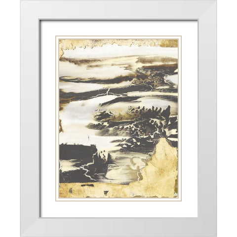 Presence of Life III White Modern Wood Framed Art Print with Double Matting by Bramma, Lila