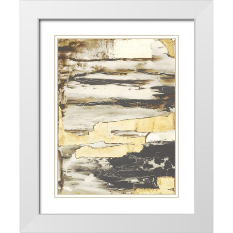 Presence of Life IV White Modern Wood Framed Art Print with Double Matting by Bramma, Lila