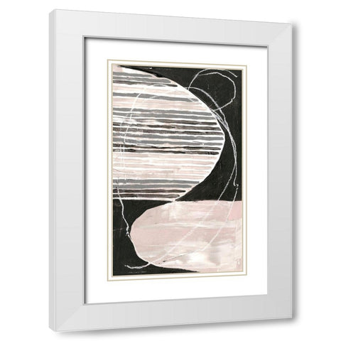 Optimism I White Modern Wood Framed Art Print with Double Matting by Parker, Jennifer Paxton