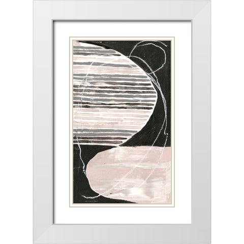Optimism I White Modern Wood Framed Art Print with Double Matting by Parker, Jennifer Paxton
