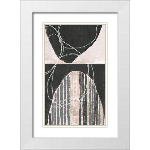 Optimism II White Modern Wood Framed Art Print with Double Matting by Parker, Jennifer Paxton