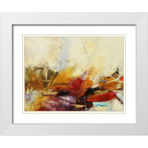 Feteen II White Modern Wood Framed Art Print with Double Matting by Villarreal, Gabriela