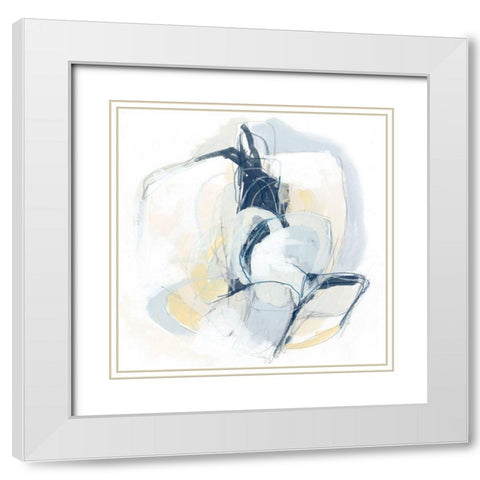 Ciudad I White Modern Wood Framed Art Print with Double Matting by Vess, June Erica