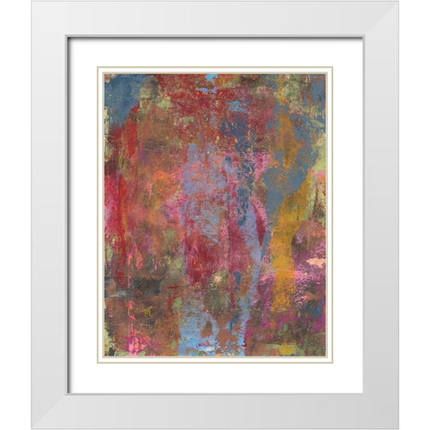 Infusion II White Modern Wood Framed Art Print with Double Matting by Moore, Regina
