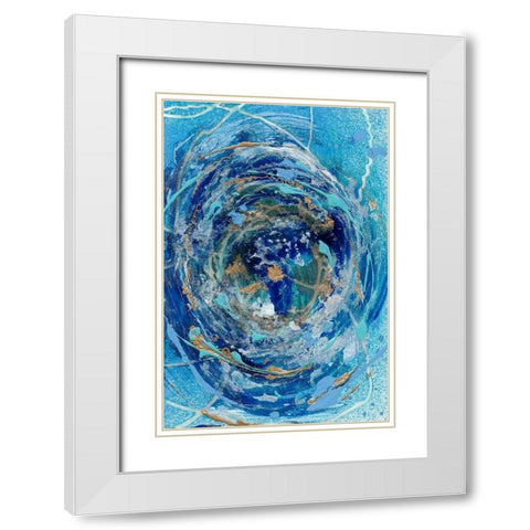 Waterspout I White Modern Wood Framed Art Print with Double Matting by Ludwig, Alicia