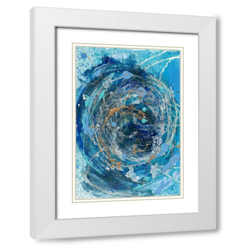 Waterspout II White Modern Wood Framed Art Print with Double Matting by Ludwig, Alicia