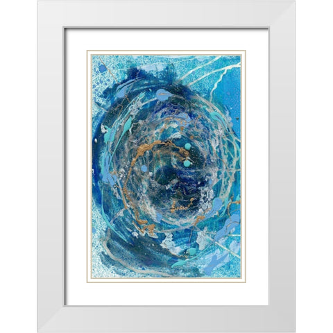 Waterspout II White Modern Wood Framed Art Print with Double Matting by Ludwig, Alicia