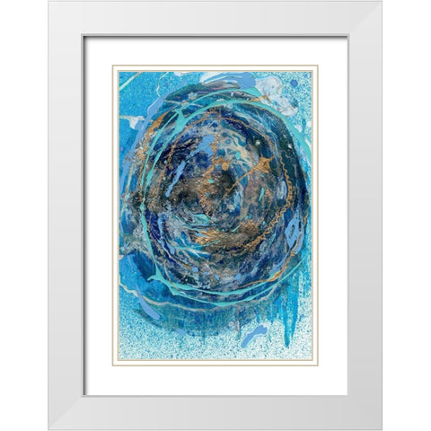 Waterspout III White Modern Wood Framed Art Print with Double Matting by Ludwig, Alicia