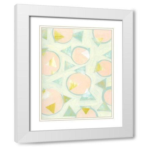 Light Leak I White Modern Wood Framed Art Print with Double Matting by Popp, Grace