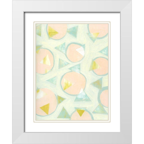 Light Leak I White Modern Wood Framed Art Print with Double Matting by Popp, Grace