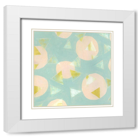 Light Leak III White Modern Wood Framed Art Print with Double Matting by Popp, Grace