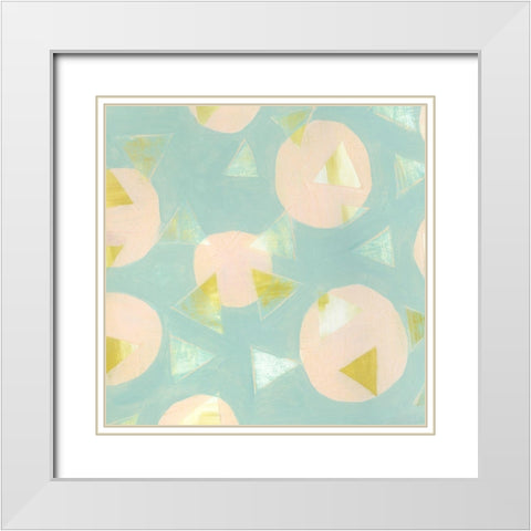 Light Leak III White Modern Wood Framed Art Print with Double Matting by Popp, Grace