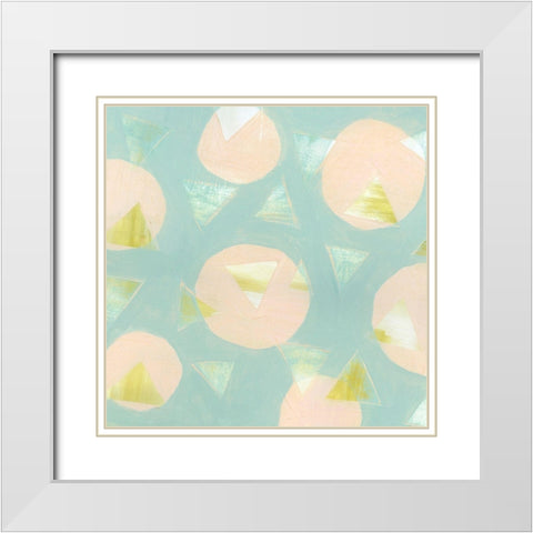 Light Leak IV White Modern Wood Framed Art Print with Double Matting by Popp, Grace