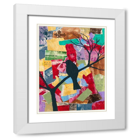 Shadow of Light II White Modern Wood Framed Art Print with Double Matting by Moore, Regina