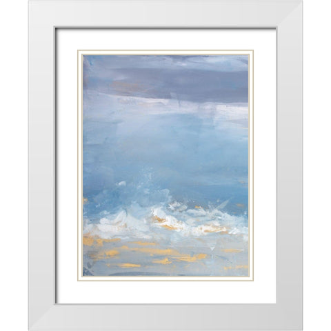 Just Before Dusk I White Modern Wood Framed Art Print with Double Matting by Contacessi, Julia