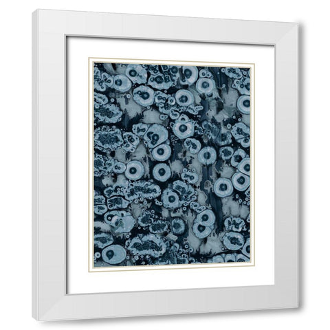 Affix II White Modern Wood Framed Art Print with Double Matting by Guthrie, Jenna