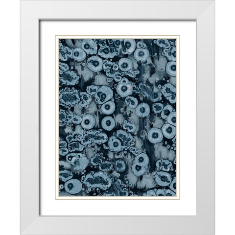 Affix II White Modern Wood Framed Art Print with Double Matting by Guthrie, Jenna