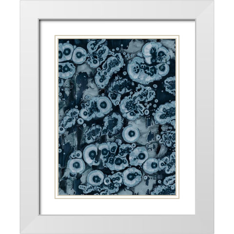 Affix IV White Modern Wood Framed Art Print with Double Matting by Guthrie, Jenna