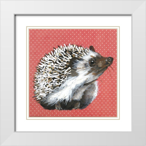 Animal Baby I White Modern Wood Framed Art Print with Double Matting by Rutledge, Jennifer
