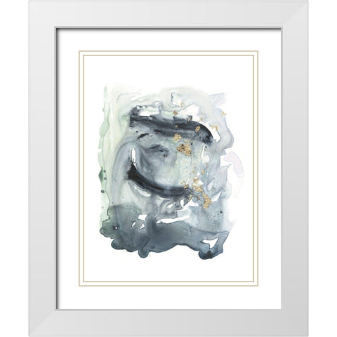Archipelago II White Modern Wood Framed Art Print with Double Matting by Borges, Victoria