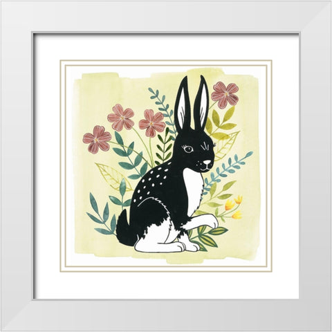 Floral Forester IV White Modern Wood Framed Art Print with Double Matting by Popp, Grace