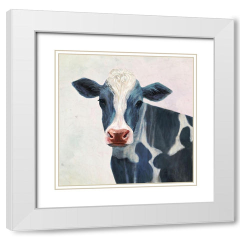 Over the Gate I White Modern Wood Framed Art Print with Double Matting by Borges, Victoria