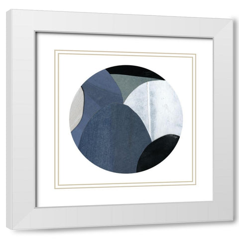Littoral Composite I White Modern Wood Framed Art Print with Double Matting by Scarvey, Emma