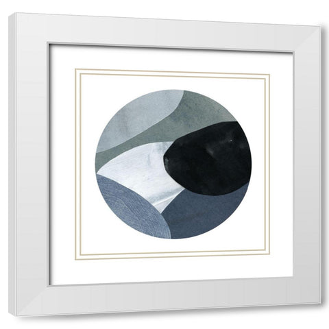 Littoral Composite II White Modern Wood Framed Art Print with Double Matting by Scarvey, Emma